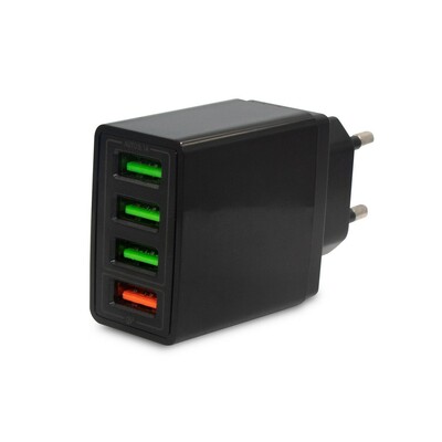 Wandladegerät mit 4 USB-Anschlüssen | Lee