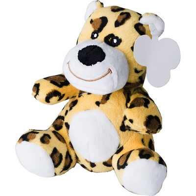 Léopard en peluche
