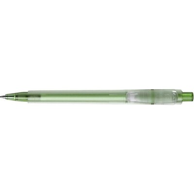 Stylo bille en plastique givré