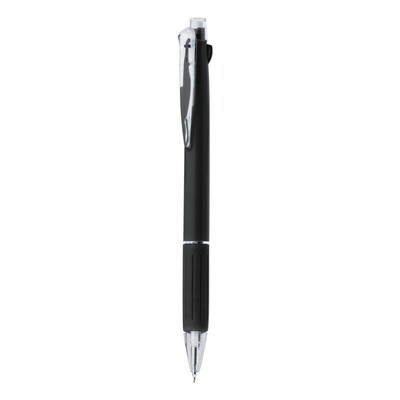 Stylo bille, encre multicolore, porte-mine