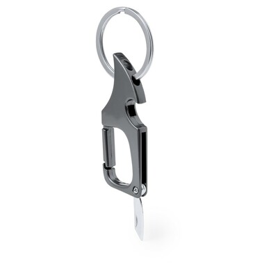 Porte-clés, décapsuleur, lame ouvre-boîte