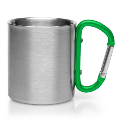 Metallbecher 210 ml mit Karabinerhaken | Easton