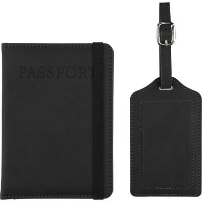 Étui pour passeport et étiquette de bagage