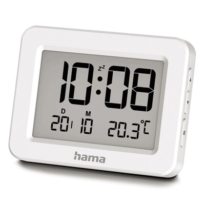 Electronic desk clock with alarm Hama Kos